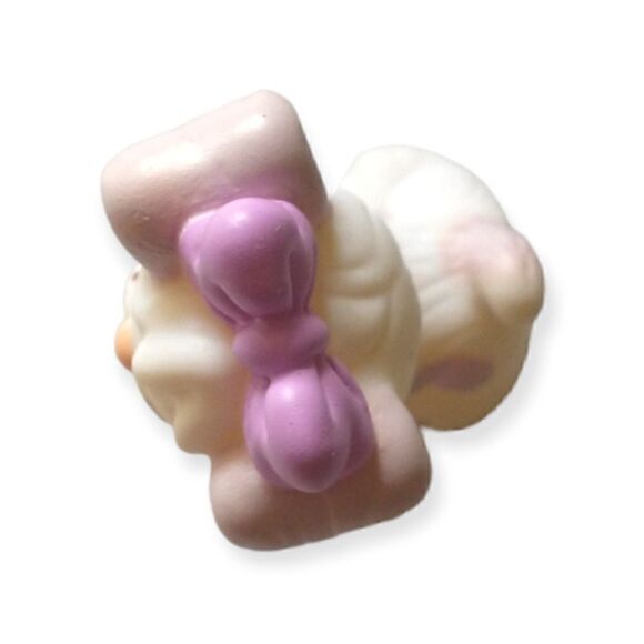 Quints Dog Puppy Vintage Purple White Vtg 1991 Dionne Quintuplets Replacement. - Picture 5 of 15